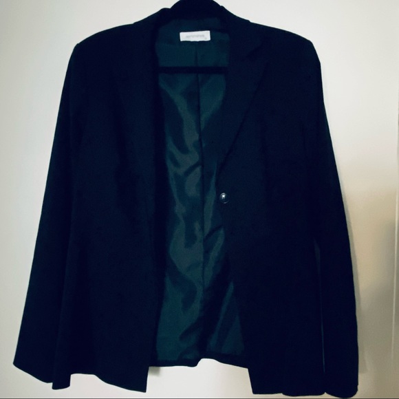 Portmans Made in Australia Black Open Jacket Sz 12 - Picture 2 of 10